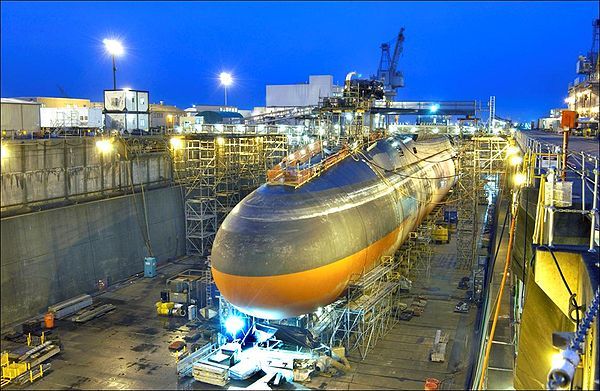 Representative defense submarine program imagery